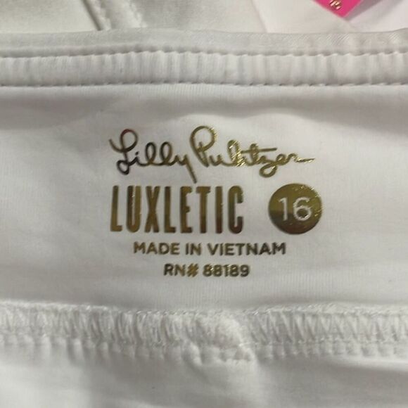 (A4) FRAZER skirt in white by LILLY PULITZER Skirt pants, sizes 14 and‎ 16 - Picture 10 of 15